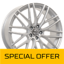MEGA WHEELS CETUS SILVER 8x18 5/108 ET45 CB73.2