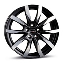 BORBET CW5 BLACK POLISHED MATT 7.5x18 5/130 ET53 CB78.1