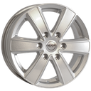 MEGA WHEELS HERCULES 6 SILVER 6.5x17 6/120 ET50 CB74.6