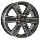STATUSFÄLGAR HERCULES 6 ANTHRACITE GREY FRONT POLISHED 6.5x17 6/130 ET54 CB84.1