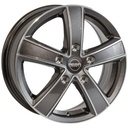 STATUSFÄLGAR HERCULES 5 ANTHRACITE GREY FRONT POLISHED 6.5x16 5/130 ET61 CB89.1