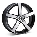 ETA BETA EROS M.BLK/POL 6x16 4/108 ET37 CB63.4