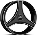 GMP A123 PIANO BLACK DIAM 9.5x22 5/114.3 ET35 CB67.1