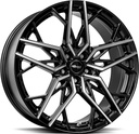 BROCK B44 BLACK FULL POL 8.5x20 5/112 ET30 CB66.6