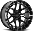 VOSSEN HFX1 TINTED GLOSS BLACK 9.5x20 6/139.7 ET15 CB106.1