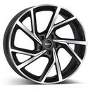 MAK KASSEL BLK/POL 7.5x18 5/98 ET43 CB58.1