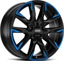 RONAL R71 JET BLACK MATT BLUE TINTED MAT 10.5x21 5/130 ET64 CB71.5