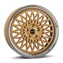 BORBET B GOLD RIM POL 7.5x16 5/112 ET30 CB72.5