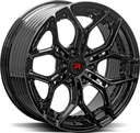 R-SERIES R20 GLOSS BLACK 9x20 6/135 ET30 CB87.1