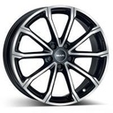 MAK DAVINCI BLK/POL 7x18 5/114.3 ET34 CB66.1